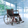 Pyörätuoli taitetulla jalkatuen tuella Peony vammaiset ja vanhukset Alennukset