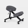 Ergonominen metallinen polvituoli Balancesteel Lux toimistoon, tekstiiliverhoilu Ominaisuudet