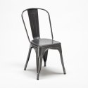 setti 2 tuolia teolliseen tyyliin neliön muotoinen teräspöytä 70x70cm caelum Valinta