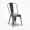 setti 2 tuolia Lix teolliseen tyyliin neliön muotoinen teräspöytä 70x70cm caelum Valinta