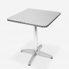 setti 2 tuolia Lix teolliseen tyyliin neliön muotoinen teräspöytä 70x70cm caelum Tarjous