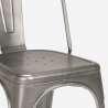 pyöreä pöytä setti 70cm teräs 2 tuolia vintage design taerium Malli