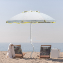 Aurinkovarjo rannalle GiraFacile 200 cm alumiini uv-suojattu Afrodite 