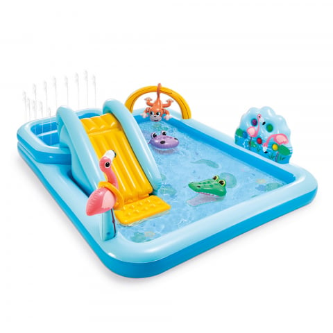 Puhallettava uima-allas lapsille Intex 57161 Jungle Adventure Play Center