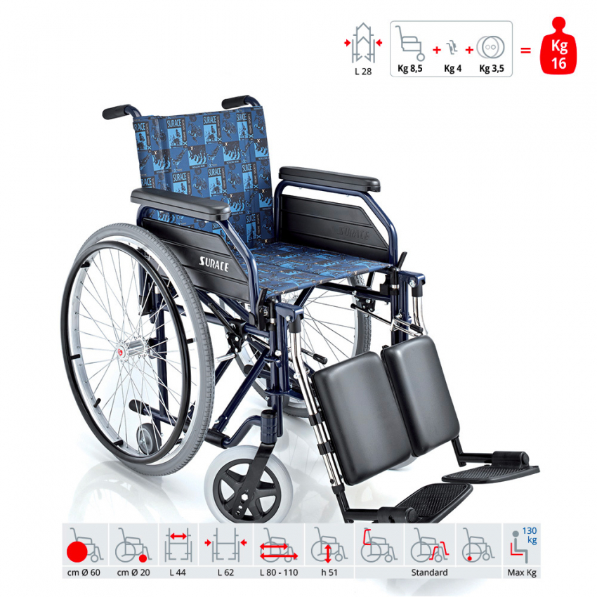 retail One hundred years Feed on S14 Surace Vanhusten vammaisten itseliikkuva taitettava pyörätuoli  jalkatuella