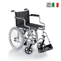 Taittuva pyörätuoli itseliikkuva pyörätuoli vanhukset vammaiset kompakti Panda Surace Myynti