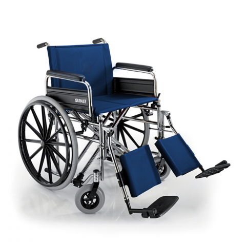 Itseliikkuva painovoimainen pyörätuoli, taittuva jalkatuki 500 Bariatric Surace Tarjous