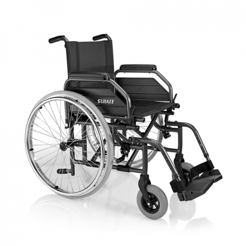 Kevyt kokoontaitettava pyörätuoli vanhuksille vammaisille Eureka Eco Surace