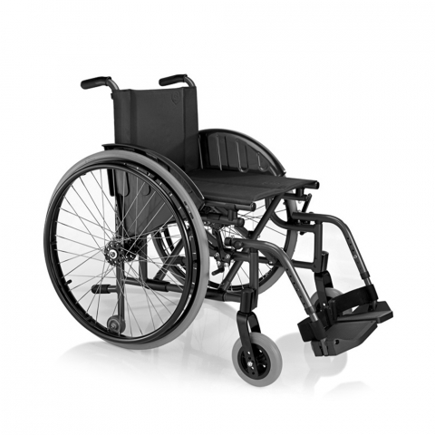Kevyt itseliikkuva taitettava pyörätuoli vanhuksille vammaisille Eureka SC Surace