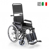 Itseliikkuva pyörätuoli vanhukset vammaiset selkänoja jalkatuki 600 Surace Myynti