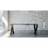 Design laajennettava konsolipöytä 90x40-300cm moderni pöytä Diago Betoni Alennusmyynnit