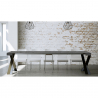 Design laajennettava konsolipöytä 90x40-300cm moderni pöytä Diago Betoni Alennukset
