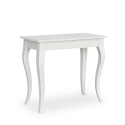Jatkettava konsolipöytä 90x48-308cm klassinen design pöytä valkoinen Holland Myynti