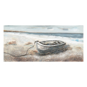 Maisemamaalaus meri luonto käsin maalattu kankaalle 110x50cm Veneen Myynti
