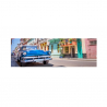 Loistavat värit tulosta kankaalle muovipinnoitettu kaupunkiauto 120x40cm Kuuba Myynti