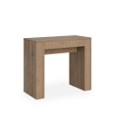 Design jatkettava konsolipöytä 90x42-302cm Modem Oak puinen ruokapöytä Tarjous