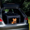 Kuljetuslaatikko auto koirat isokokoinen 90x63x63cm kankaasta pehmeä taitettava Oliver XXL Ominaisuudet
