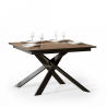 Moderni jatkettava puinen ruokapöytä 90x120-180cm Ganty Oak Tarjous