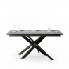 Jatkettava ruokapöytä 90x160-220cm moderni muotoilu valkoinen Ganty Pitkä Tarjous