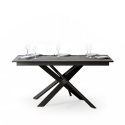 Laajennettu ruokapöytä harmaa 90x160-220cm moderni Ganty Long Concrete (betoni) Tarjous