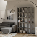 Seinäkiinnitteinen kirjahylly olohuoneen suunnittelu moderni harmaa Kato A Pieni betoni Tarjous
