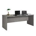 Puinen työpöytä toimistoon, harmaa betoniefekti ja moderni design 180x69cm Pratico Tarjous