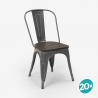 varastossa 20 kpl industrial tuolit terästä puuta keittiöön ja baariin steel wood 