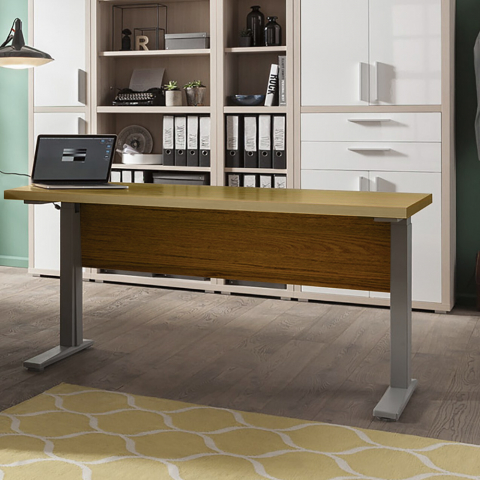 Korkeussäädettävä työpöytä suorakaiteen muotoinen 150x80cm toimistotyöpöytä 150x80cm