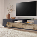TV-teline olohuone keittiö 260x43cm moderni muotoilu Lisää raportti Malli