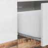 Sideboard olohuoneen kaappi 220x40cm 4 ovea 3 laatikkoa keittiö Mavis Wood Luettelo