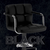 Baarijakkara korkea pyörivä musta säädettävä Las Vegas Black Edition Tarjous