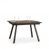Jatkettava puinen ruokapöytä keittiö 90x120-180cm design Mirhi Noix Tarjous