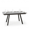 Laajennettava keittiön ruokapöytä 90x160-220cm valkoinen design Mirhi Pitkä Tarjous