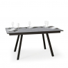 Laajennettu ruokapöytä harmaa 90x160-220cm Mirhi Long Concrete Tarjous