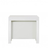 Jatkojalettava valkoinen kiiltävä konsolipöytä 90x51-300cm Pratika White Tarjous