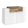 Moderni keittiö lipasto olohuone valkoinen puu Coro Bata Maple Tarjous