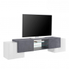 TV-taso 190 cm, 4 ovea, 2 hyllyä, moderni muotoilu, Pillon Ardesia XL Tarjous