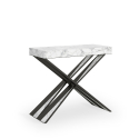 Jatkettava ruokapöytä 90x40-300cm Diago Marble design -marmoripöytä Tarjous