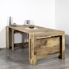 Pratika Wood jatkettava puinen konsoli ruokapöytä 90x51-300cm Ominaisuudet