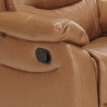Rentouttava makuuasentoon nojatuoli senioreille Panama Lux olohuoneen jakkara 