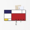 Mondrian moderni magneettinen liitutaulu seinän avainrengas Alennusmyynnit