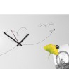 Paper Plane moderni muotoilun magneettinen seinäkello toimistoon Varasto
