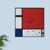 Mondrian magneettinen taulu moderni design seinäkello Alennukset