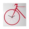 Neliö seinäkello 80x80cm polkupyörä design Bike On Big Alennusmyynnit