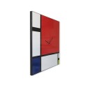 Mondrian Big magneettitaulu moderni design seinäkello Alennusmyynnit