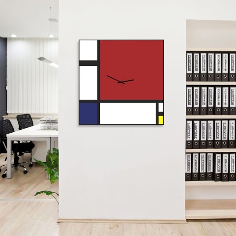 Moderni magneettitaulu seinäkello Mondrian Big