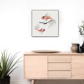 Japanilaistyylinen seinäkello, moderni Koi-kalojen design Tarjous