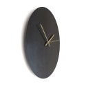 Seinä kello musta kulta moderni muotoilu minimaalinen pyöreä Musta kuu Musta kuu Alennusmyynnit