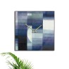 Neliönmuotoinen seinäkello 50x50cm, moderni ja nykyaikainen design Klee Alennusmyynnit