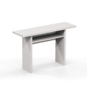 Jatkettava konsolipöytä puinen työpöytä valkoinen 120x35-70cm Oplà Tarjous